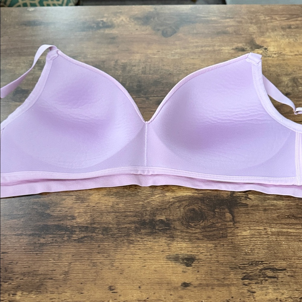 Light Purple Wireless Comfort Bra - Women Intimates - Picture 7 of 8